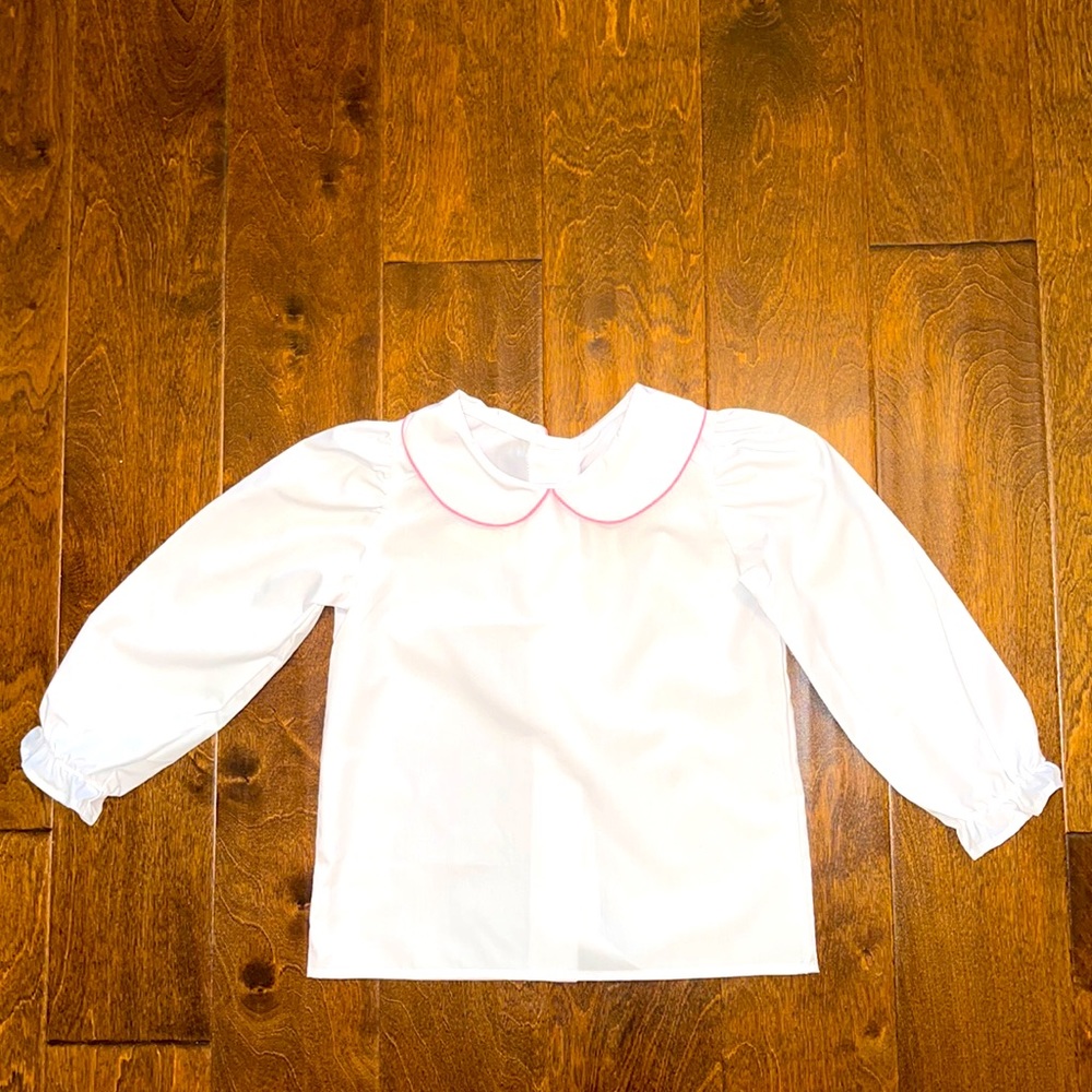 NWT TBBC Maude's Peter Pan collar Shirt sizes 7 and 8- $ firm